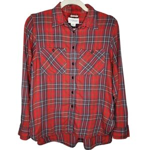 Denim & Supply Ralph Lauren Utility Button Down Plaid Shirt Medium